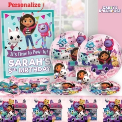 *Gabby's Dollhouse PERSONALIZED Party Pack for 10